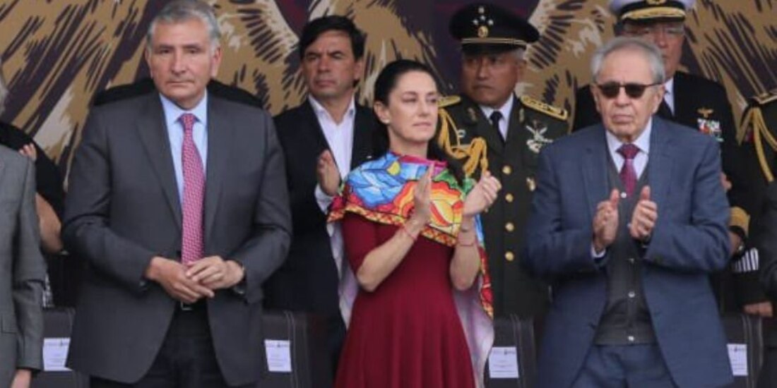 Sheinbaum aseveró que México está destinado a la paz y que las Fuerzas Armadas protegerán.