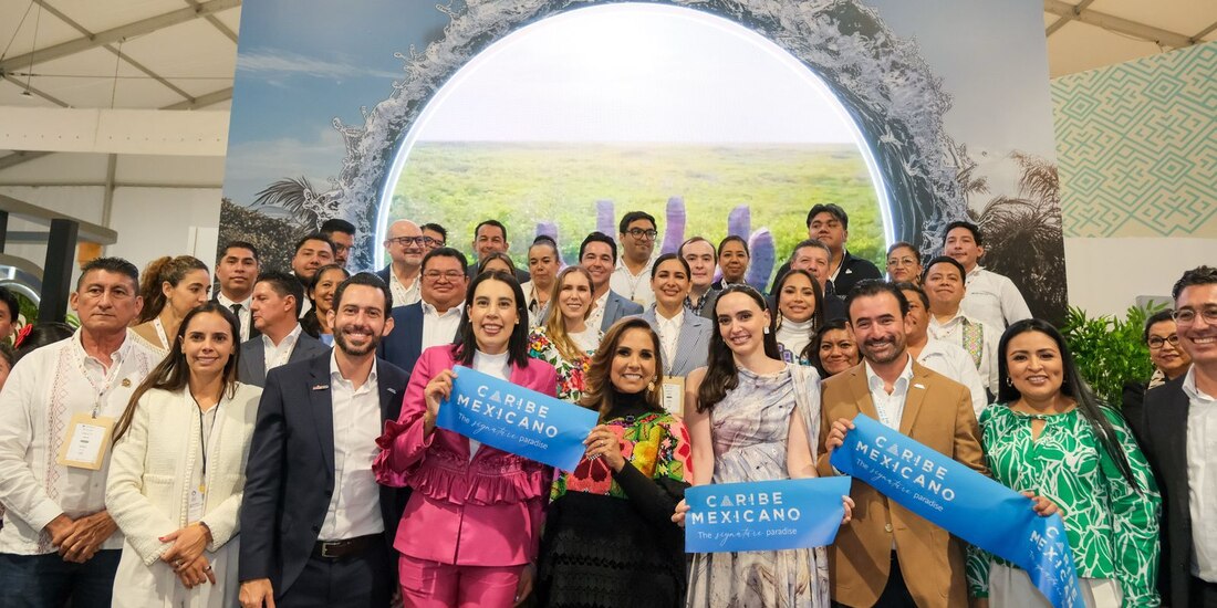 Mara Lezama inauguró el pabellón del Caribe Mexicano en el Tianguis Turístico de México 2025