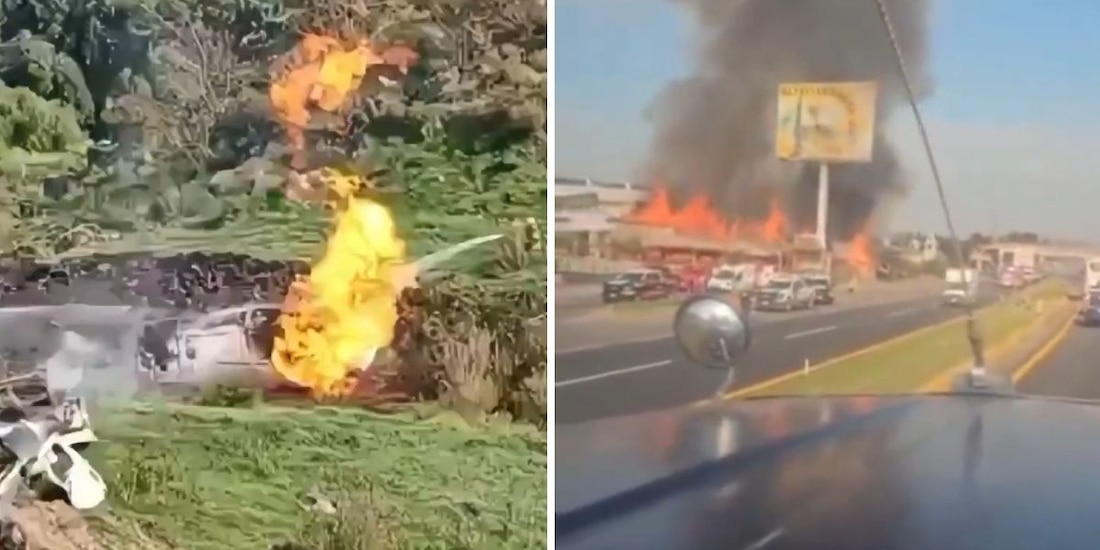 Explosión de pipa, en los límites de Texcoco, Edomex, habría dejado dos personas muertas, según reportes.
