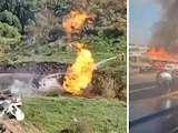 Explosión de pipa, en los límites de Texcoco, Edomex, habría dejado dos personas muertas, según reportes.
