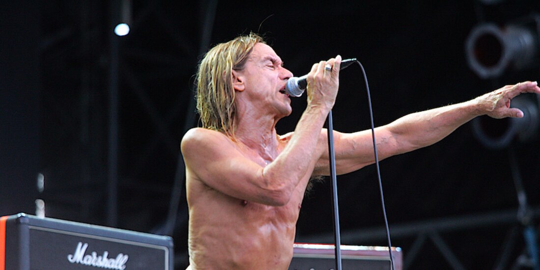 Iggy Pop and the Stooges en concierto en el Festival Sziget.