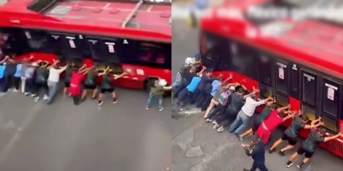 Falla en Metrobús de Línea 1