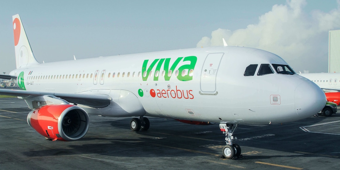 En la fotografía ilustrativa, un avión de la aerolínea Viva Aerobus.