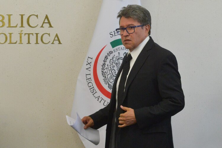 El senador Ricardo Monreal en una foto de diciembre de 2021.