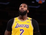 Andre Drummond durante un partido con los Lakers en la pasada campaña de la NBA.