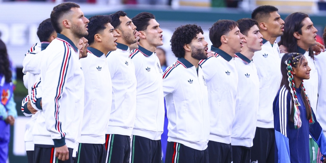 La Selección Mexicana antes de un partido de la Copa del Mundo 2026