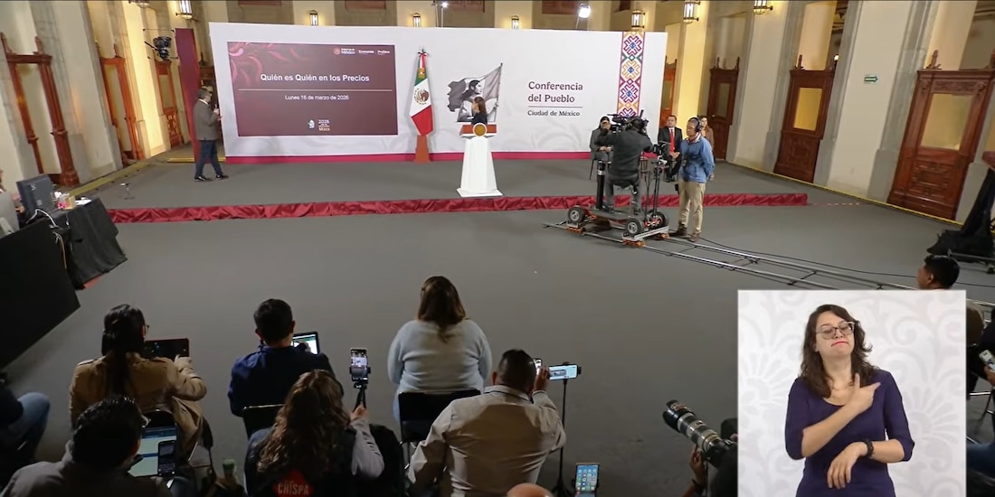 Información en Palacio Nacional.