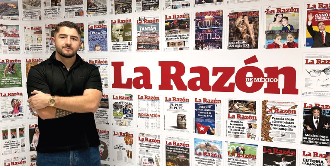 GÓMEZ, en su visita a La Razón de México a inicios de marzo.