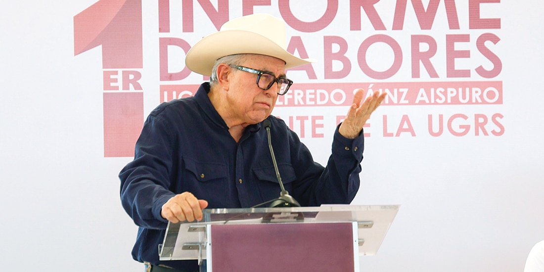 PRIMER informe de labores del mandatario estatal, el pasado 20 de abril.