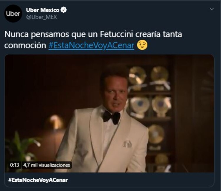 Uber responde a usuarios por comercial de Luis Miguel