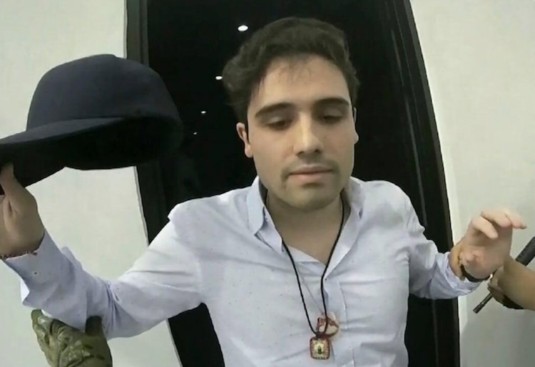 Ovidio Guzmán López, tras ser capturado en enero de 2023, en Sinaloa.