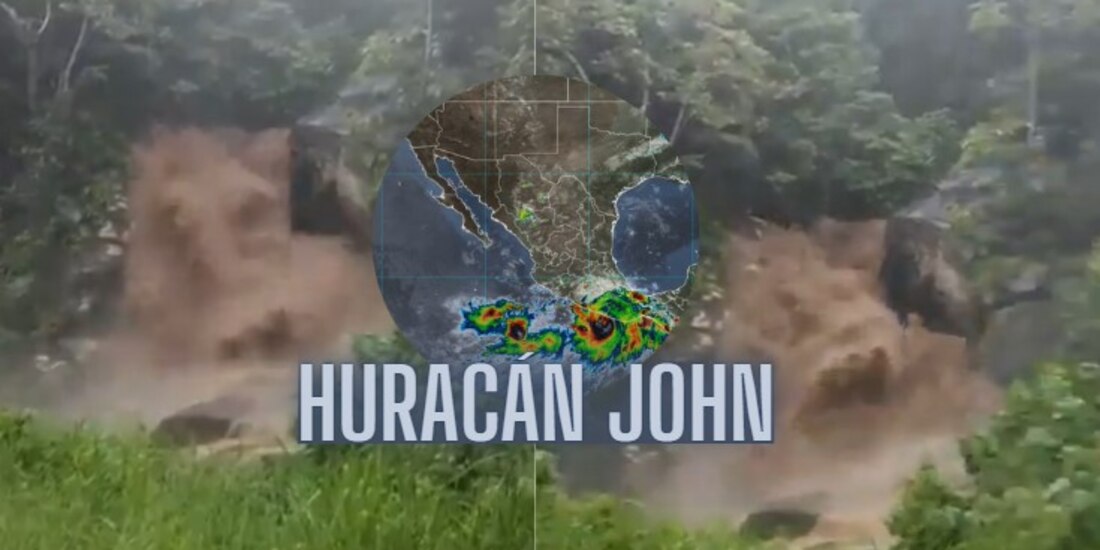 El huracán John tocará Pinotepa Nacional entre las 23:00 horas de hoy y las 01:00 horas de este martes.