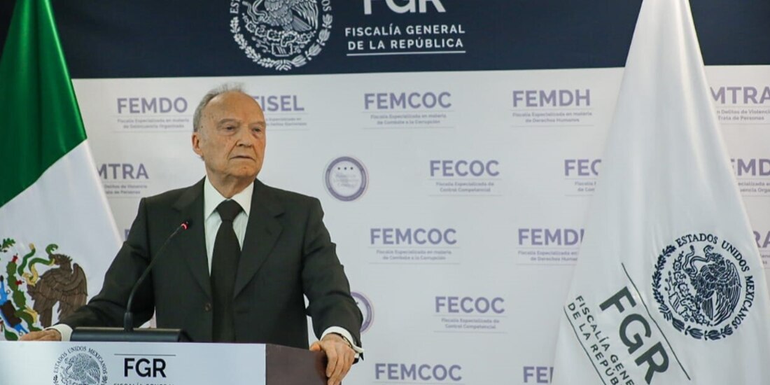 Alejandro Gertz Manero, actual titular de la FGR