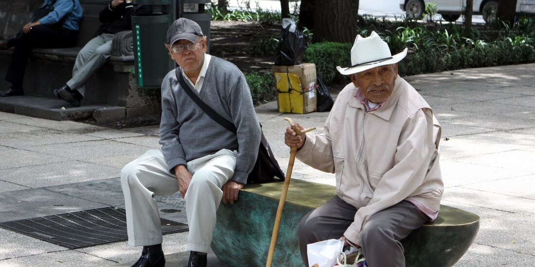 Pensionados del IMSS, imagen de archivo.
