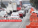 Revisa la restricciones del Hoy No Circula para este viernes 4 de septiembre de 2026.