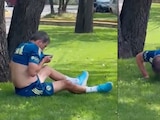 Guillermo Almada fue visto en un parque de CDMX haciendo ejercicio.