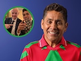 Jorge Campos presumió las chanclas Louis Vuitton que le regaló Gianni Infantino.