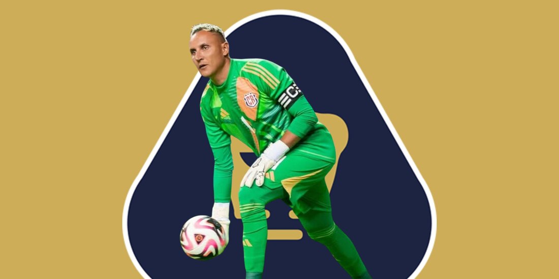 Keylor Navas, nuevo portero de los Pumas.