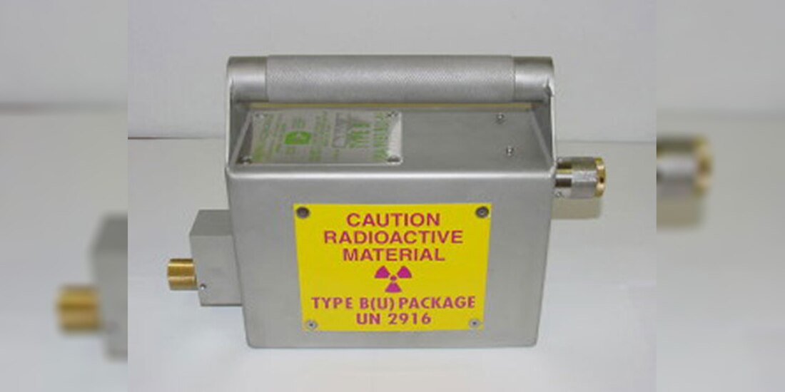 El equipo de radiografía industrial fue recuperado en Salamanca.