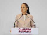 Claudia Sheinbaum este miércoles en conferencia de prensa.