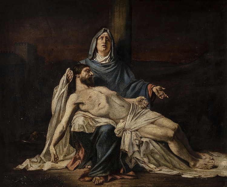 La piedad, de un autor francés no identificado.