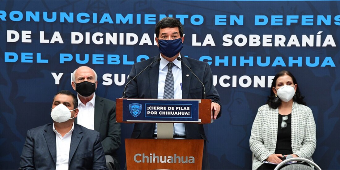 Javier Corral, gobernador de Chihuahua.