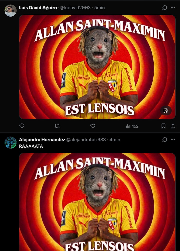 Aficionado del América insultan en redes a Allan Saint-Maximin