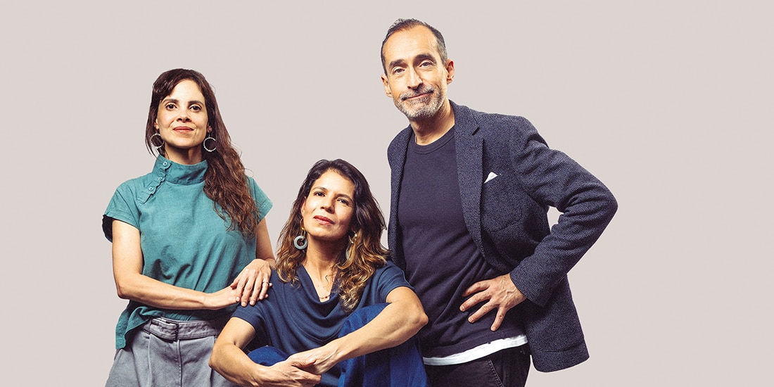 Cecilia Tamayo, Paulina Soto y Bruno Bichir.