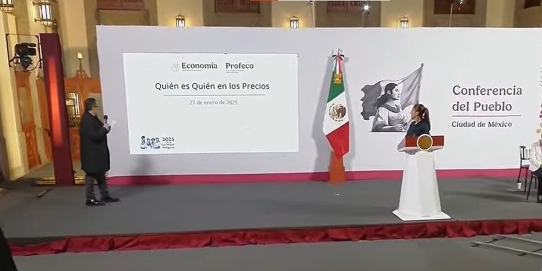 Iván Escalante, titular de la Profeco, dio la información en la Mañanera del Pueblo.