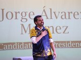 Álvarez Máynez, candidato presidencial, destacó que el voto de los jóvenes hace la diferencia.