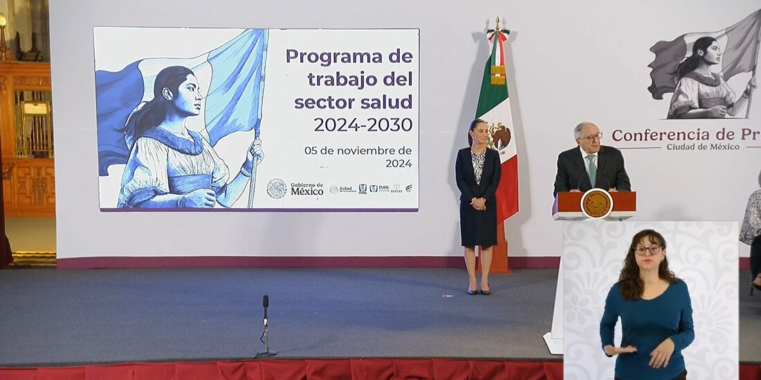 La Presidenta de México y el titular de SSa.