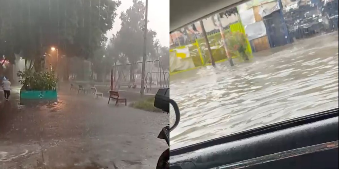 Lluvias dejan anegaciones, viento y baja visibilidad en distintos puntos de CDMX