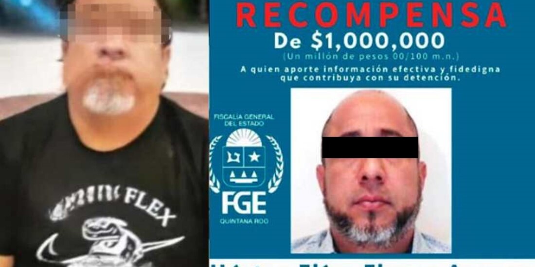 Héctor Flores, "El 15", era de los más buscados por la Fiscalía de Quintana Roo.