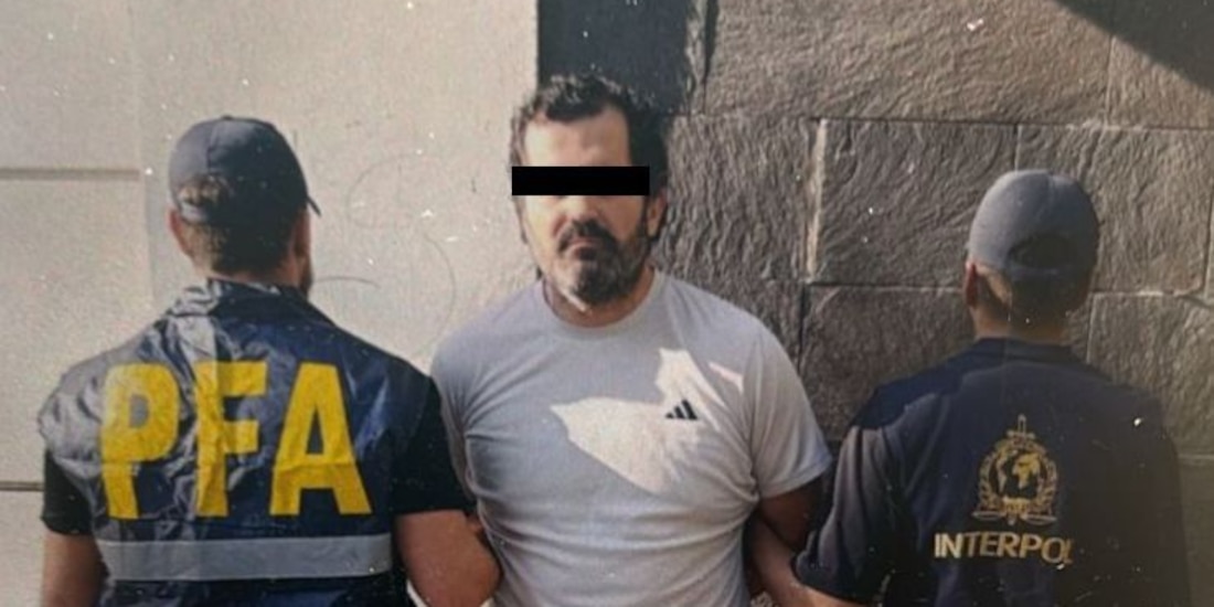 Momento de la detención de Fernando Farías Laguna