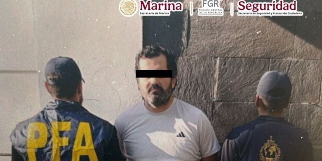 Momento de la detención de Fernando Farías Laguna