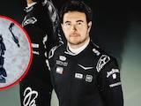 Checo Pérez presume su nuevo coche de F1 con un fuerte mensaje a los latinos