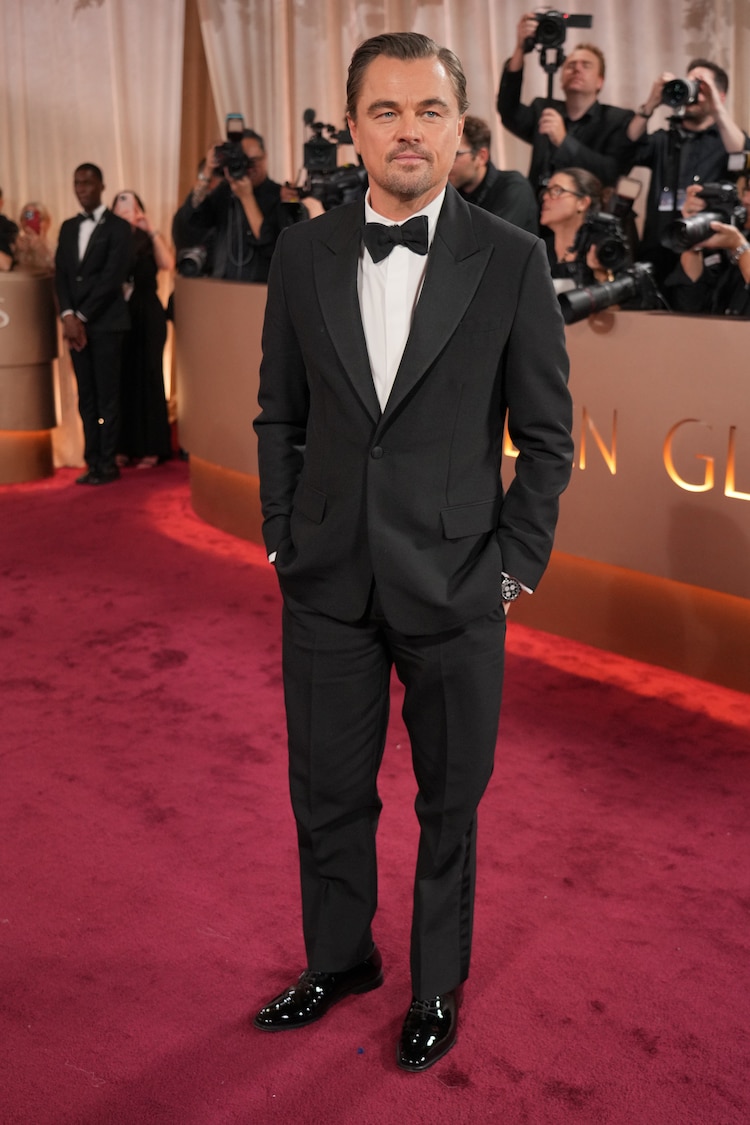 Leonardo DiCaprio en los Globos de Oro.