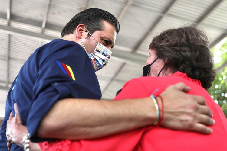 Mario Zamora Gastélum en el ejido Primero de Mayo, en Los Mochis, ayer.