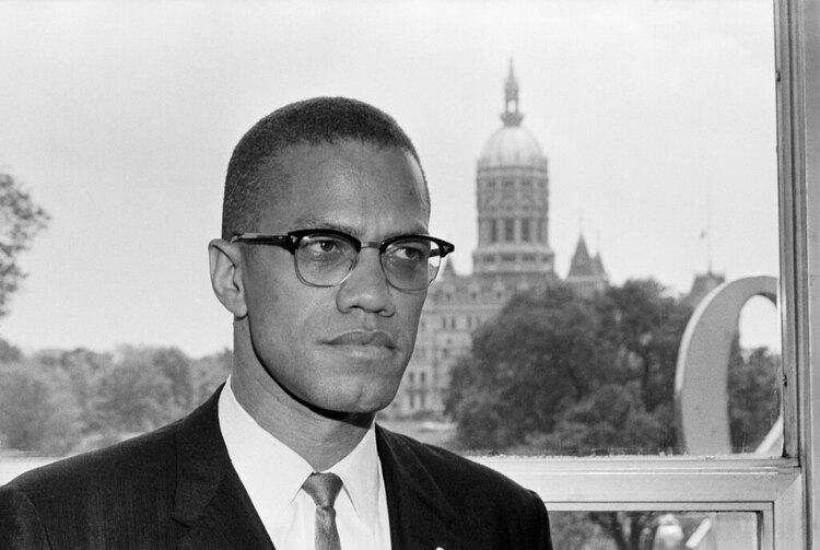 El activista Malcolm X.