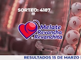 Resultados del sorteo 4187 del Melate, Revancha y Revanchita de este 15 de marzo del 2026.