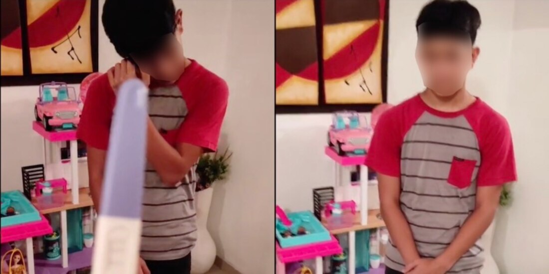 Padre regaña a su hijo de 15 años por embarazar a su novia. Foto: Especial