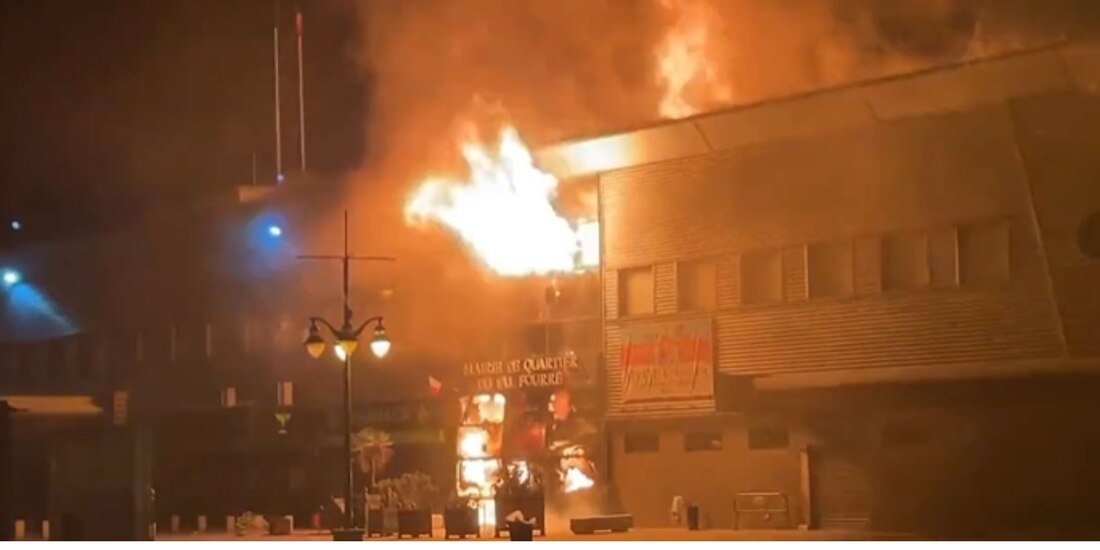 Se registraron disturbios en Nanterre tras el asesinato de un adolescente a manos de la policía.