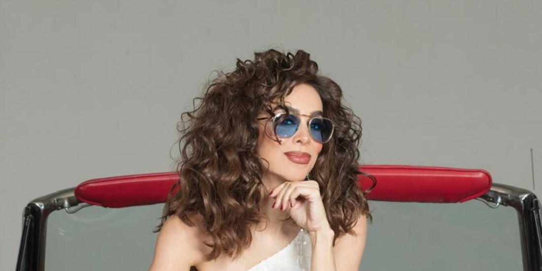 La cantante, en una sesión fotográfica.