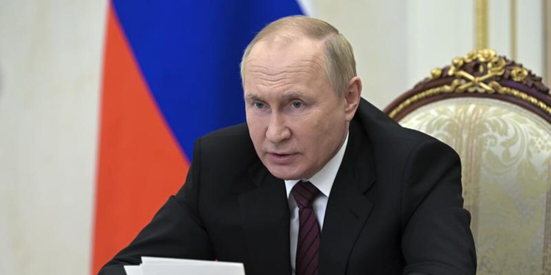 El presidente de Rusia, Vladimir Putin, dirige una reunión del Consejo de Coordinación por teleconferencia, en Moscú, el martes 25 de octubre de 2022