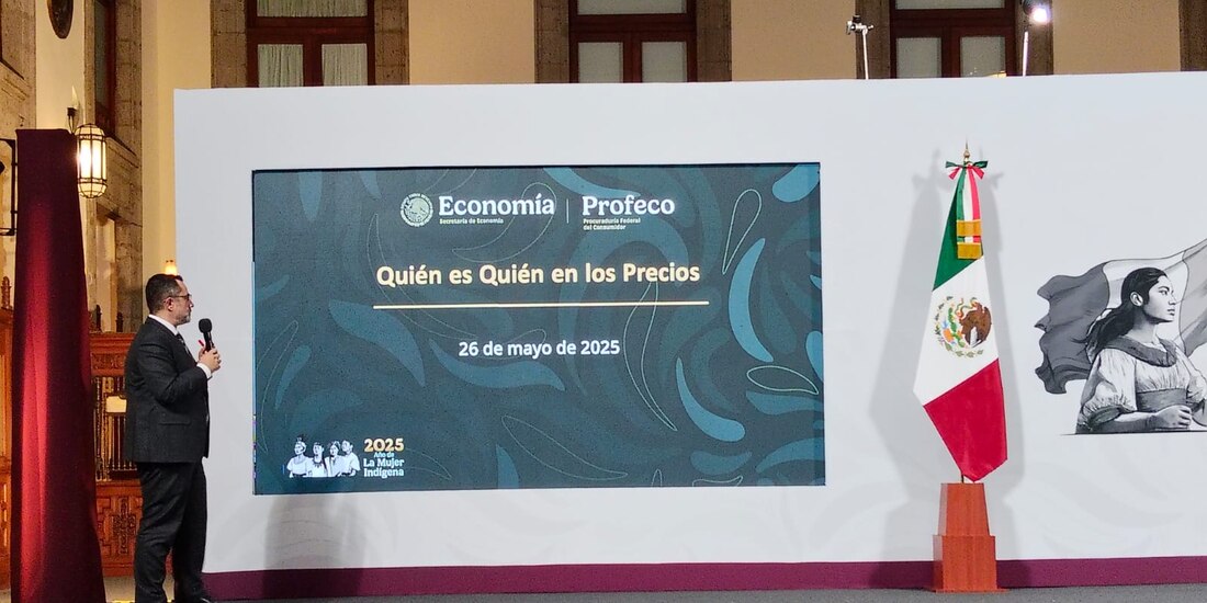 El titular de Profeco en Palacio Nacional.