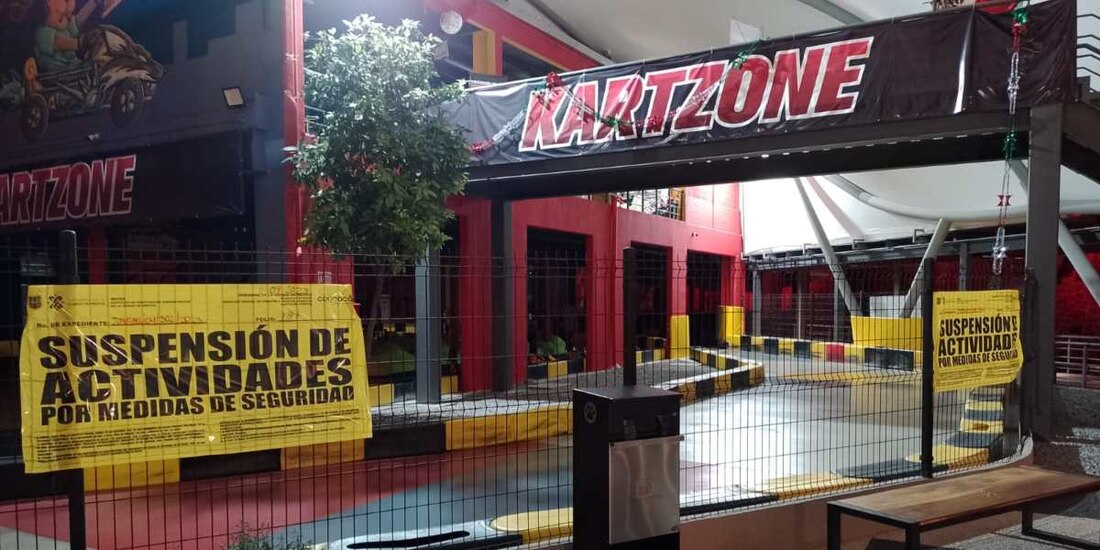 Coyoacán suspende operación de Go-Karts en Plaza Cielo Abierto.