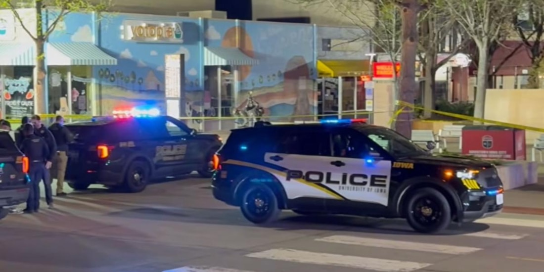 Tiroteo en Iowa, cerca del campus universitario, dejó al menos tres personas heridas.