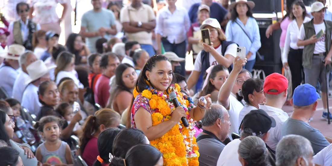 Beatriz Mojica encabeza asamblea ciudadana junto a liderazgos locales en Zumpango del Río.