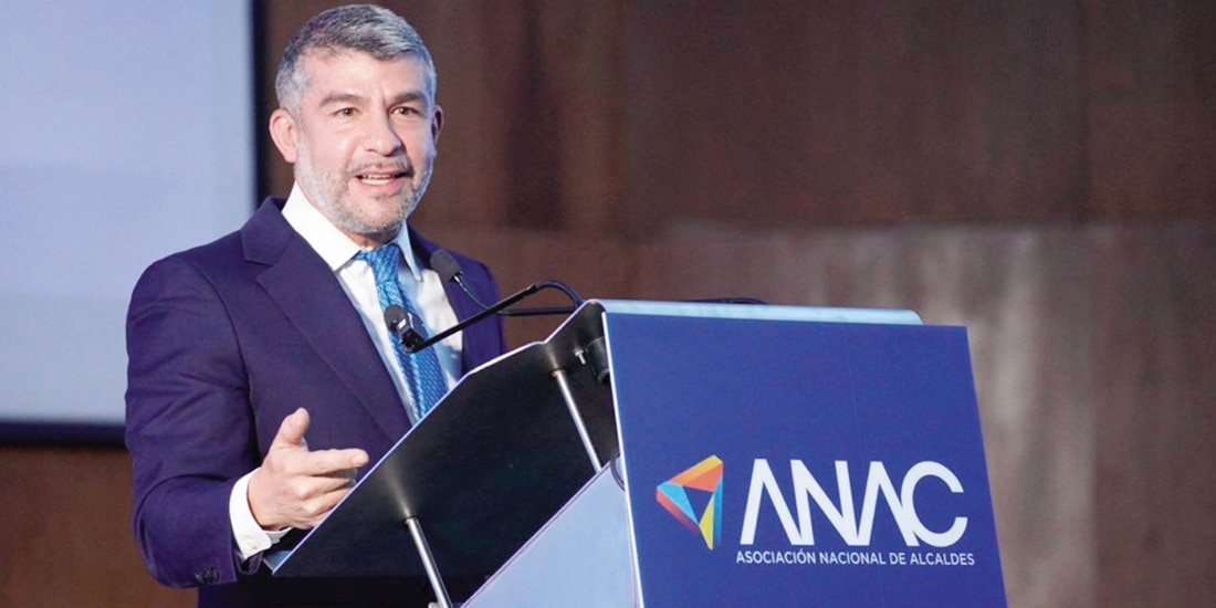 Mauricio Tabe durante su mensaje en la ANAC, el sábado.