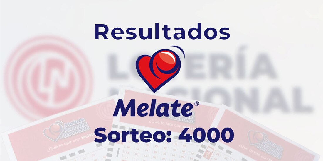 Ve cuáles son los resultados del sorteo 4000 del Melate, Revancha y Revanchita de este 3 de enero del 2025.